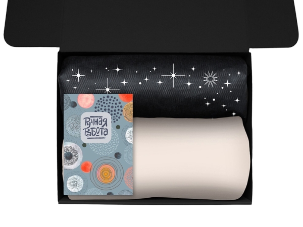 Подарочный набор «Re:y. Vive» с пледом, френч-прессом и кофе