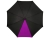 Зонт-трость Lucy 23" полуавтомат, черный/фуксия