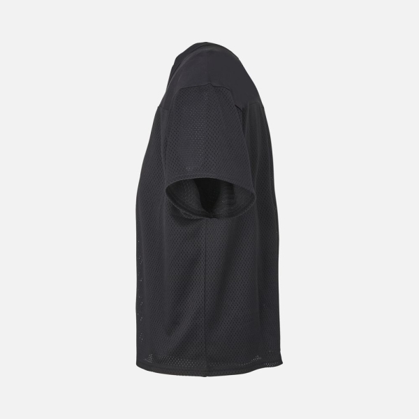 Футболка унисекс Nino с V-образным вырезом, черная