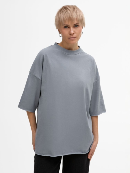 Футболка унисекс оверсайз T1, серая