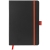 Блокнот "ColorNote Black", твердая обложка A5, 80 листов, черный с оранжевым