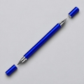 Пластиковая шариковая ручка и вечный карандаш "Ван Гог пластик", темно-синий металлик