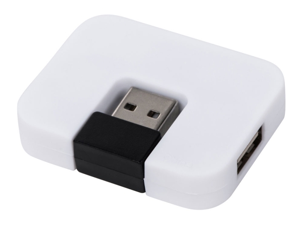 USB Hub "Gaia" на 4 порта, белый