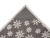 Плед Snowflake новогодний