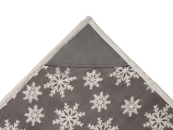 Плед Snowflake новогодний