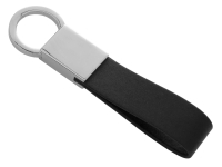 Брелок из эко-кожи "Twister", черный Брелок из эко-кожи "Twister", черный