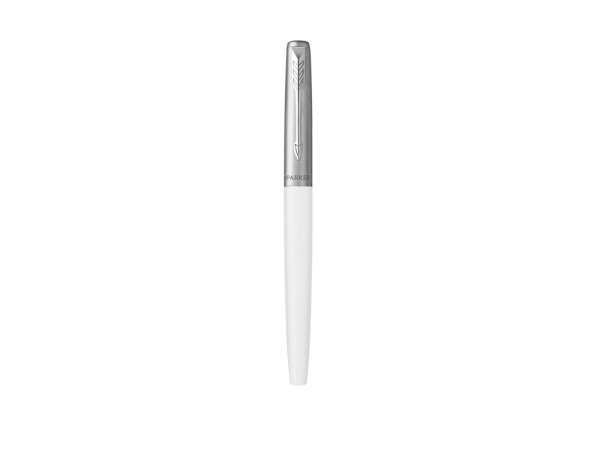 Ручка-роллер Parker Jotter Original T60 White СT (чернила черные) в подарочной коробке