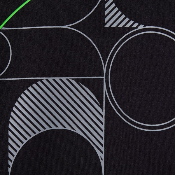 Футболка оверсайз с двойным рукавом Kosmos, черная