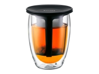 TEA FOR ONE. Стакан с двойными стенками 350 мл, черный TEA FOR ONE. Стакан с двойными стенками 350 мл, черный