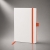 Блокнот "ColorNote White", твердая обложка A5, 80 листов, белый и оранжевый