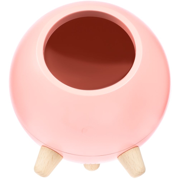 Беспроводная лампа-колонка Right Meow, розовая