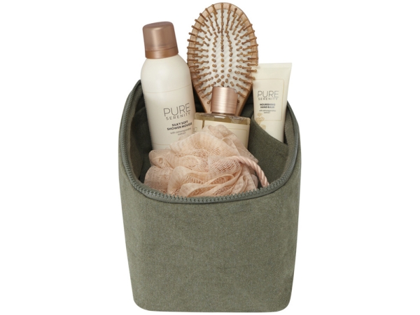 Органайзер для туалетных принадлежностей из переработанного материала Pack 500 г/м² Aware™ - Зеленый