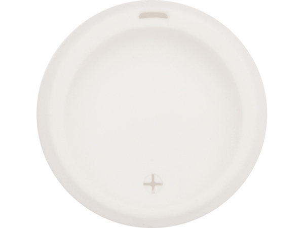 Стеклянный стакан Monday с силиконовой крышкой и манжетой, 350мл, белый