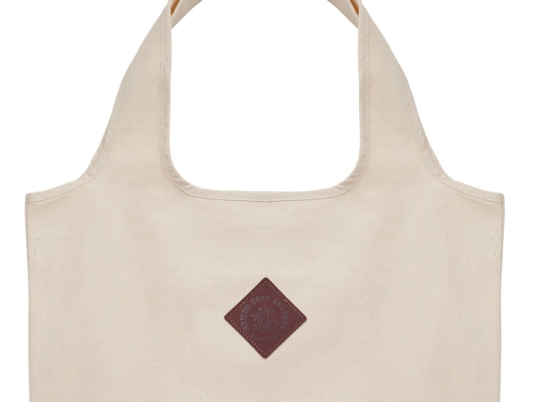 Сумка Revest из переработанного хлопка, натуральный с патчем