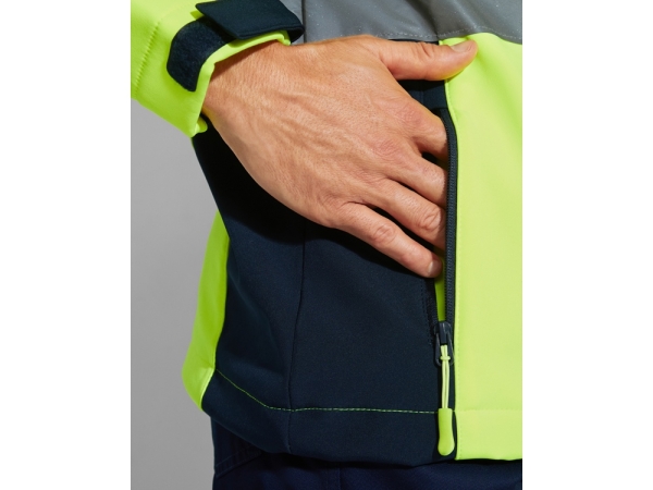Куртка "Antares", нэйви/неоновый желтый