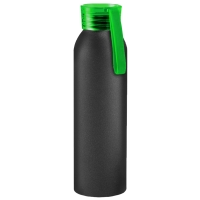 Бутылка для воды VIKING BLACK 650мл. Черная с салатовой крышкой 6142.15 Бутылка для воды VIKING BLACK 650мл. Черная с салатовой крышкой 6142.15