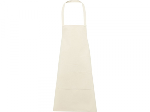 Khana Хлопковый фартук плотностью 280 г/м2, белый