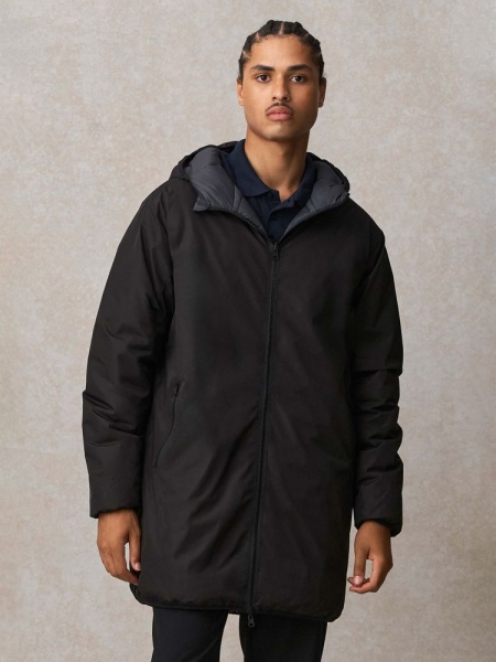 Куртка-парка унисекс Reverse, темно-синяя