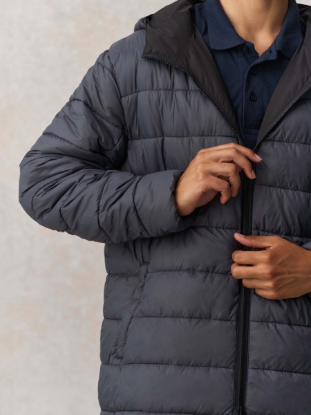 Куртка-парка унисекс Reverse, темно-синяя