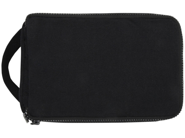 Органайзер для туалетных принадлежностей из переработанного материала Pack 500 г/м² Aware™ - сплошной черный