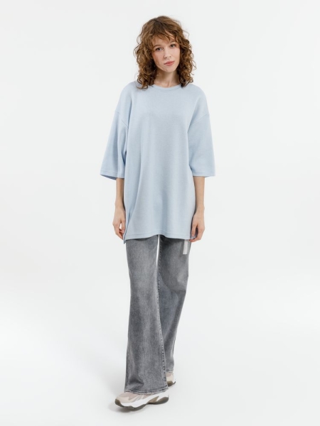 Джемпер с коротким рукавом Siluetti Volumica, светло-голубой