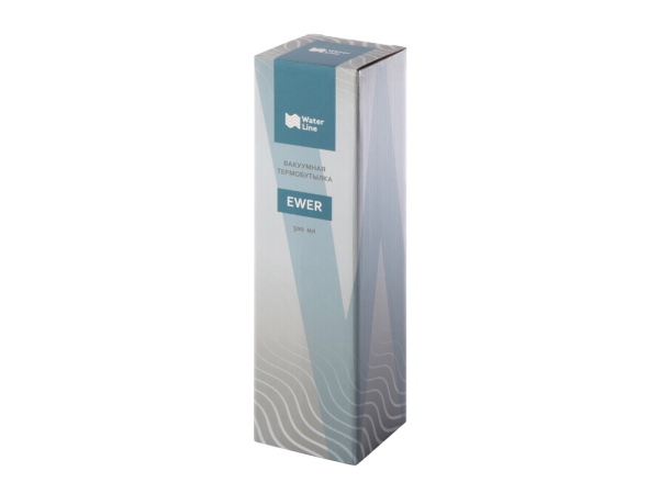 Вакуумная термобутылка «Ewer» c медной изоляцией, черный