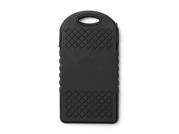 Портативный внешний аккумулятор DROIDE на солнечной батарее, черный