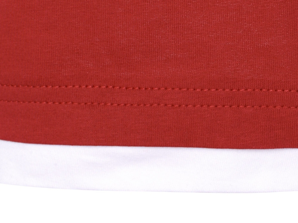 Футболка «Rotterdam» мужская, красный/белый