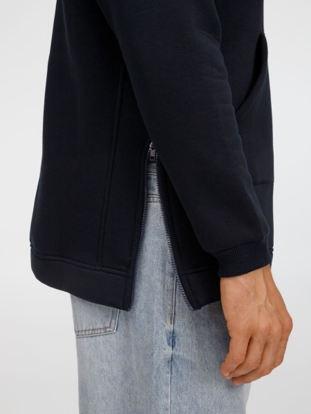 Худи унисекс оверсайз Easy Street, темно-синее