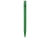 Шариковая ручка Unix из переработанной пластмассы, синие чернила - Зеленый