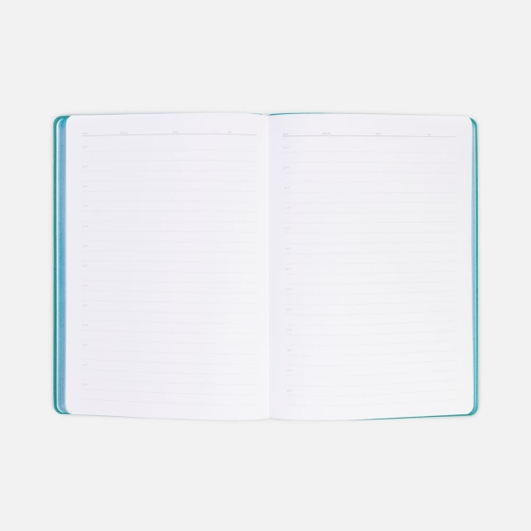 Ежедневник Flexpen Shall, недатированный, бирюзовый