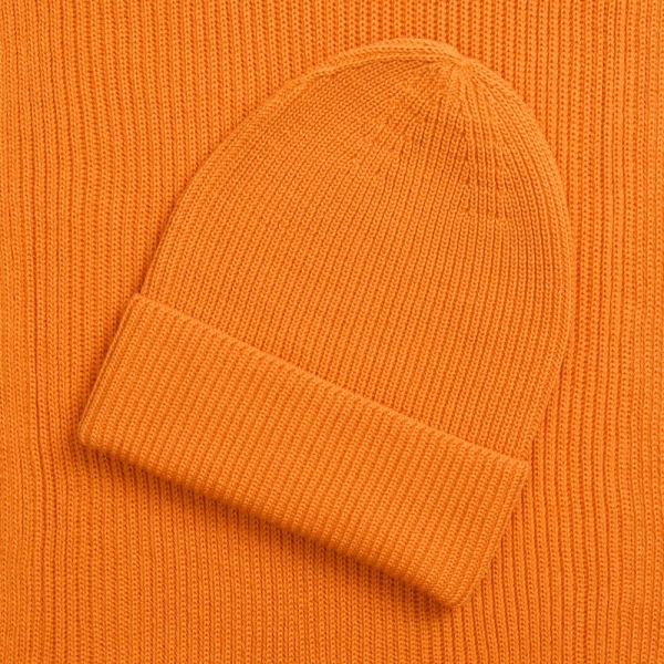 Шапка Nobilis Mono, оранжевая (абрикос)