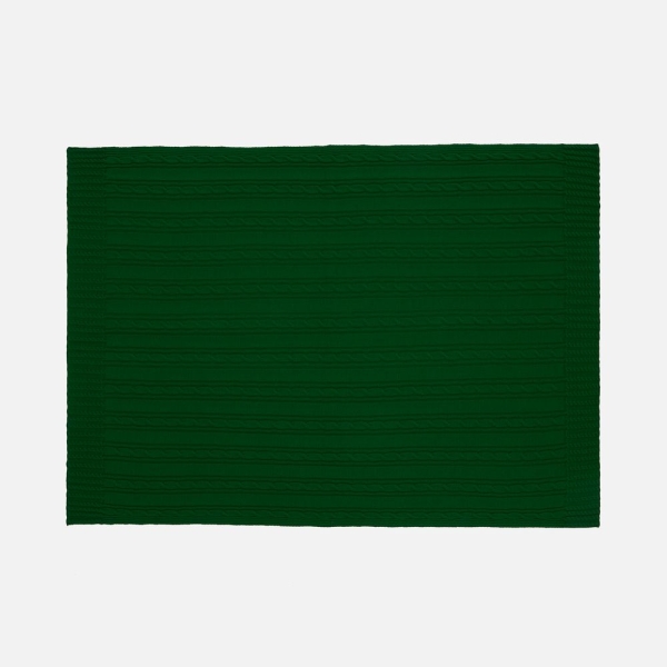 Плед Remitti, глубокий зеленый