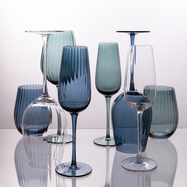 Бокал для шампанского Capri, зеленый