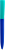Ручка ZETA SOFT MIX Синяя с бирюзовым 1024.01.16