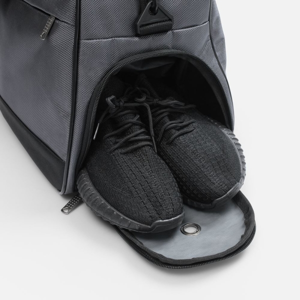 Спортивная сумка Atlantes, серая с черным