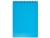 Блокнот на пружине в пластиковой обложке А5, синий