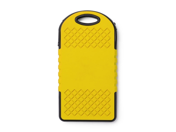 Портативный внешний аккумулятор DROIDE на солнечной батарее, желтый