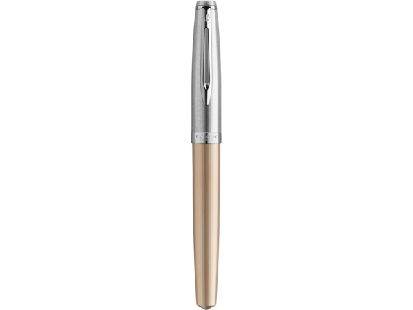 Ручка роллер Waterman Embleme цвет GOLD CT, цвет чернил: черный