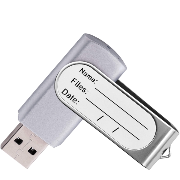 Флешка TWIST STICKER Серебристая 4110.06.32ГБ