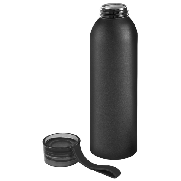 Бутылка для воды VIKING BLACK 650мл. Черная с черной крышкой 6142.08