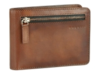 Портмоне BUGATTI Domus, с RFID защитой, коньячный цвет, натуральная воловья кожа, 12,5х2х9,5 с Портмоне BUGATTI Domus, с RFID защитой, коньячный цвет, натуральная воловья кожа, 12,5х2х9,5 с