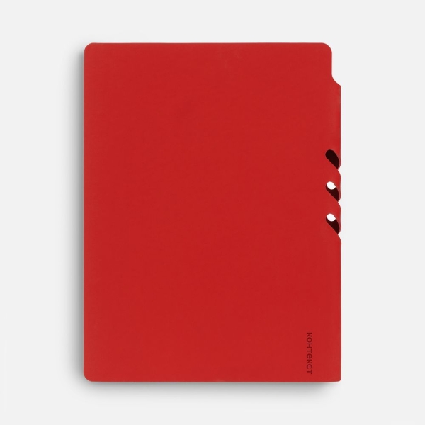 Ежедневник Flexpen Shall, недатированный, красный