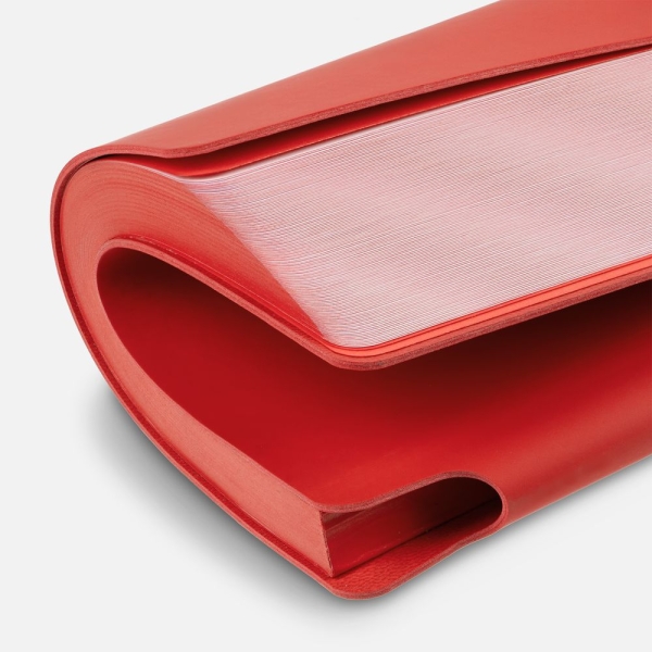 Ежедневник Flexpen Shall, недатированный, красный