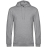 Толстовка с капюшоном унисекс Hoodie, серый меланж