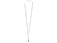 Ланъярд 2 см под сублимацию с трендовым карабином и металлическим держателем для телефона, серебристый