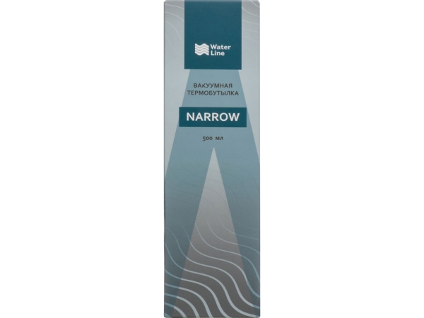 Термобутылка «Narrow» с вакуумной медной изоляцией, 500 мл, серебристый