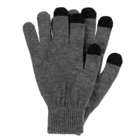 Перчатки сенсорные Urban Flow, темно-серый меланж Перчатки сенсорные Urban Flow, темно-серый меланж
