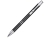 Шариковая ручка Moneta из переработанного алюминия (черные чернила) - Черный