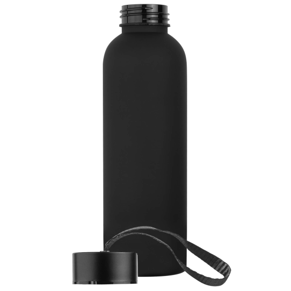 Бутылка для воды VERONA PET SOFT 550мл Черная полностью 6262.88.88